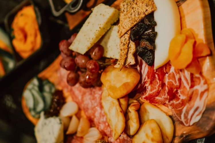 A charcuterie board is a tasty choice for a birthday dinner in Cleveland