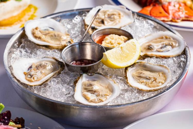 Oyster are perfect for sharing in a birthday dinner in Cleveland