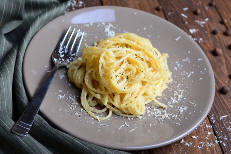 Cacio e pepe is a classic Italian dish for a birthday dinner in Pittsburgh