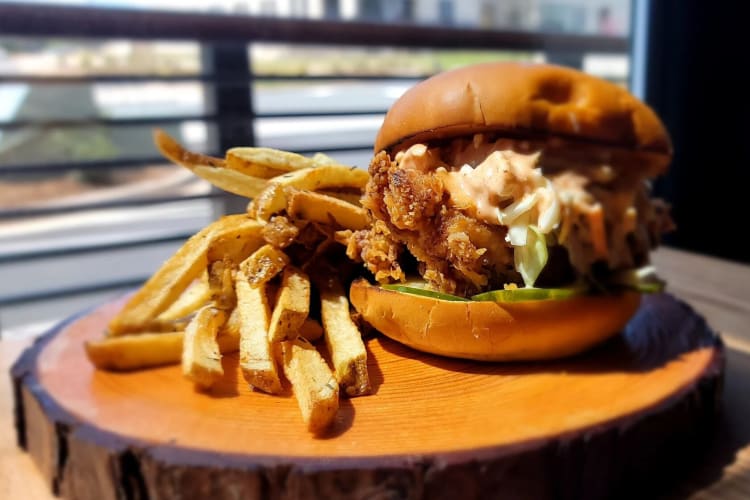 signature Dasher chicken sandwich