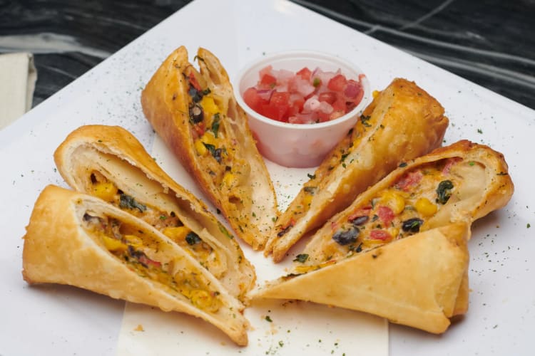 try the Southwest eggrolls at this black-owned restaurant in Charlotte