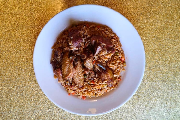 Try the jollof rice at this black-owned restaurant in Charlotte