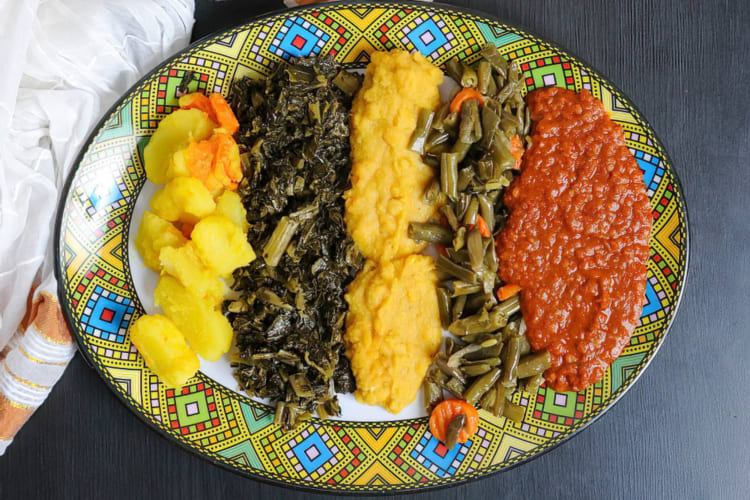 Try the Abugida feast at this black-owned restaurant in Charlotte