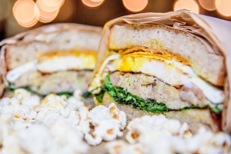 Savor a tasty breakfast in Omaha with The Whole Bird sandwich