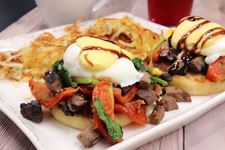 Savor some signature eggs Benedicts for breakfast in Omaha