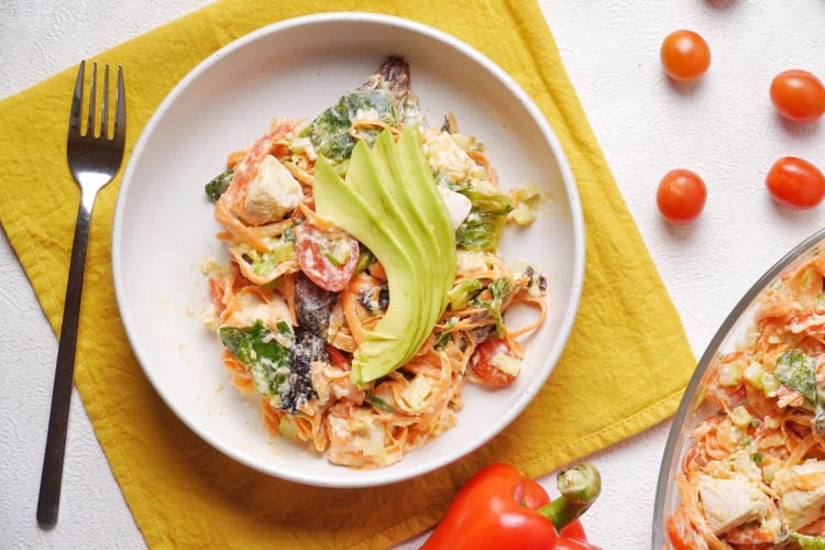 You can freeze leftover chicken salad
