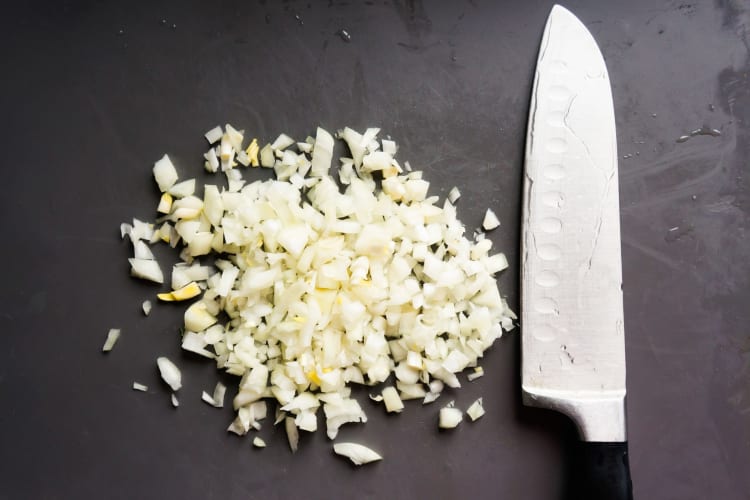 You can freeze onions when they've been chopped.