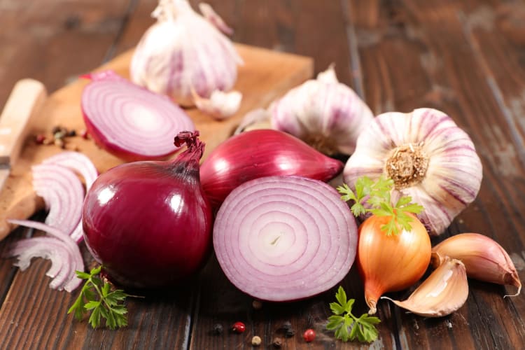 Red onions freeze just as well as regular onions.