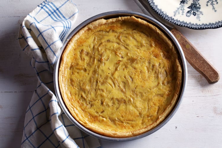 You can freeze onions to use in dishes like onion tarts.
