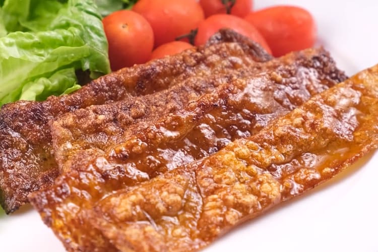 Vegan bacon is a delicious, cheap, healthy meal, perfect for breakfast