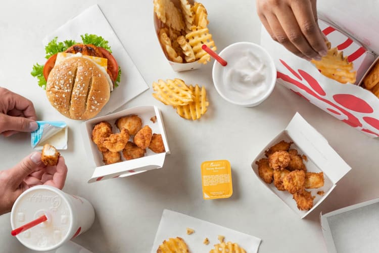 Chicken on anything is a popular Chick-fil-A secret menu request