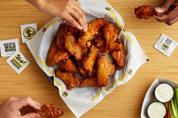 The wings from Buffalo Wild Wings make it one of the best chicken fast food chains