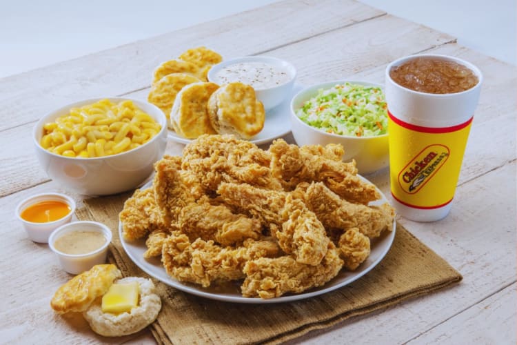 Enjoy a fast-food chicken banquet at Chicken Express