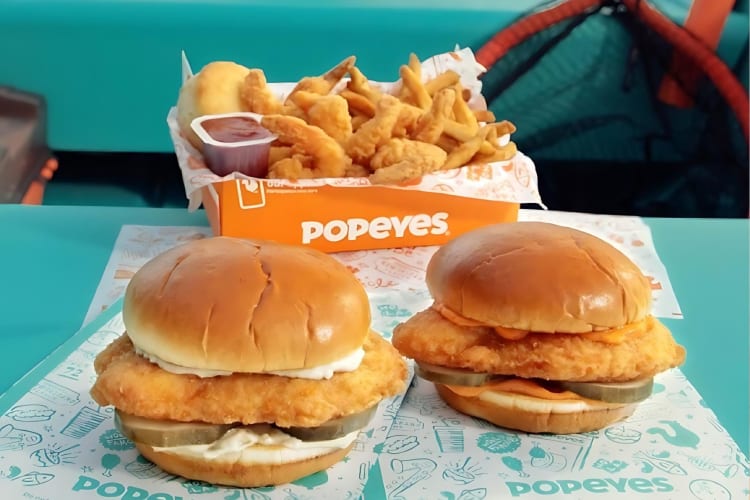 Get your chicken sandwich fix at Popeyes