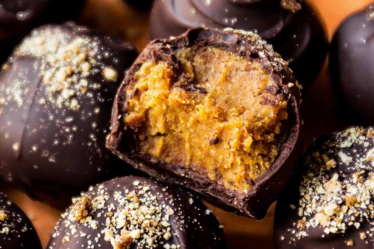 pumpkin spice truffles are a luxurious halloween dessert for adults