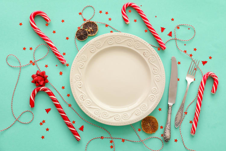 Candy Land is a fun Christmas Day setting table idea