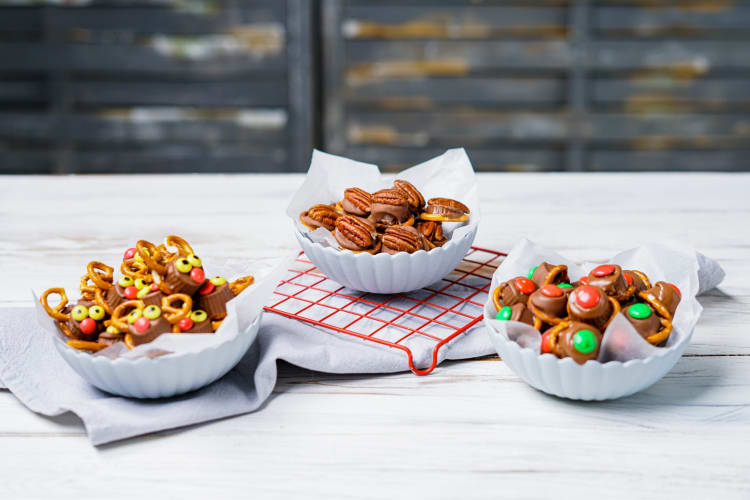Rolo Pretzels Three Ways
