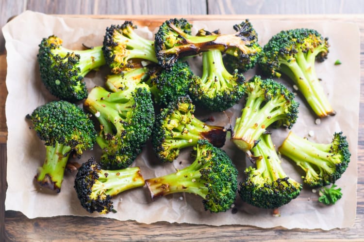 cooked broccoli