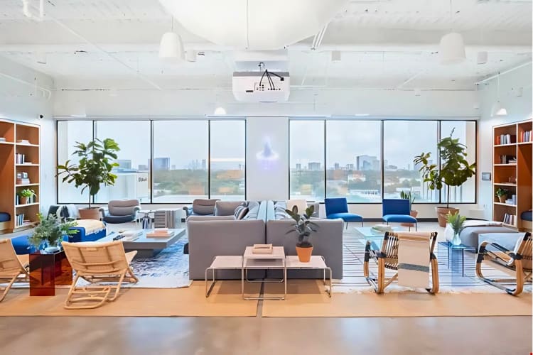 WeWork os one of the most popular coworking spaces in Houston