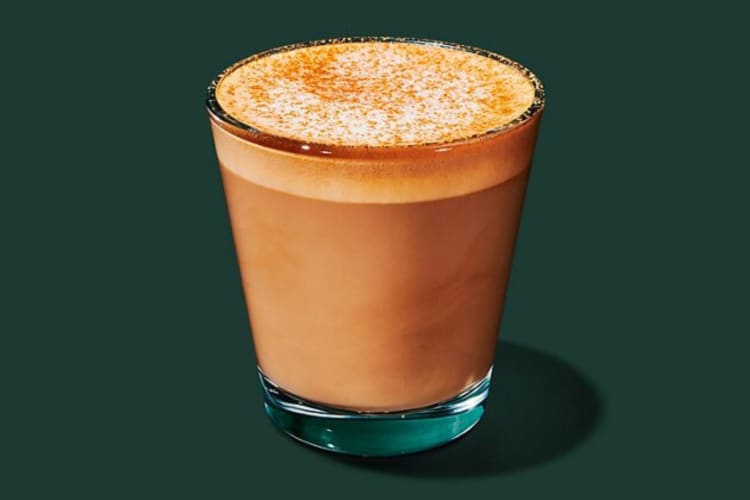 A Starbucks Brown Sugar Oatmilk Cortado