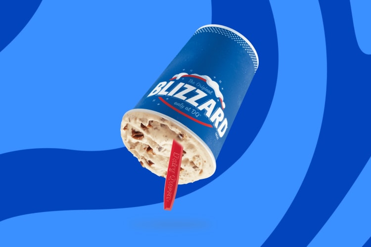 Turtle Pecan Cluster is a traditional Dairy Queen Blizzard flavor