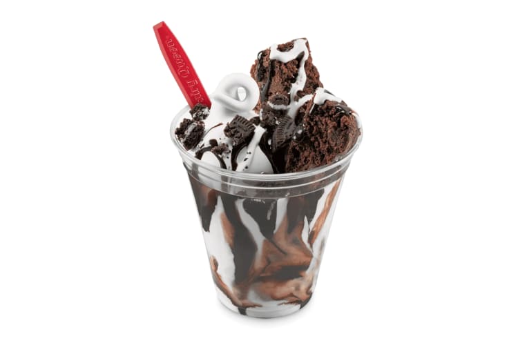 Brownie Oreo Cupfection is a favorite from dairy queen secret menu