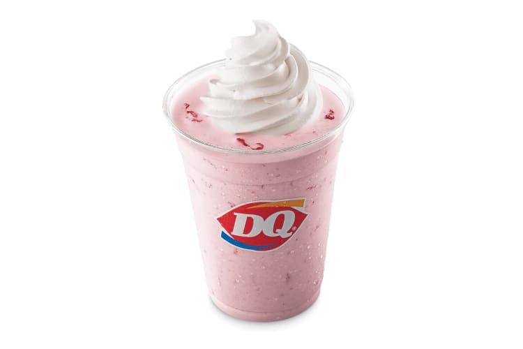 Strawberry milkshake from DQ