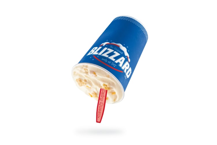 Banana split blizzar from dairy queen secret menu