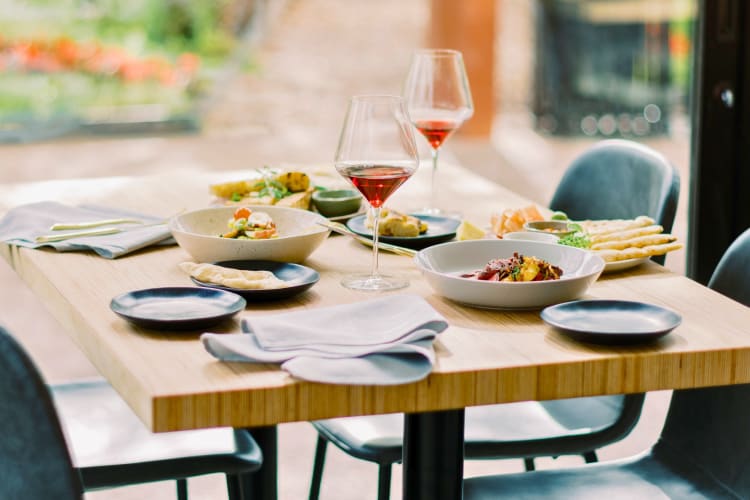 Sharing an Italian meal is a delicious date idea in Scottsdale.