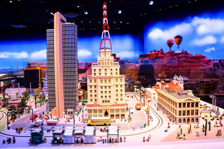 Going to LEGOLAND Discovery Center is a unique date idea in Columbus, Ohio