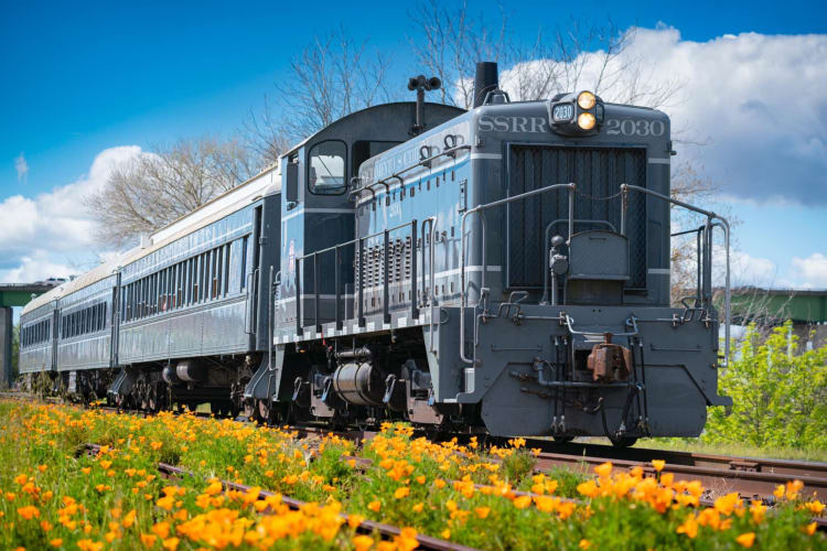 Visiting the California State Railroad Museum is a great date idea in Sacramento