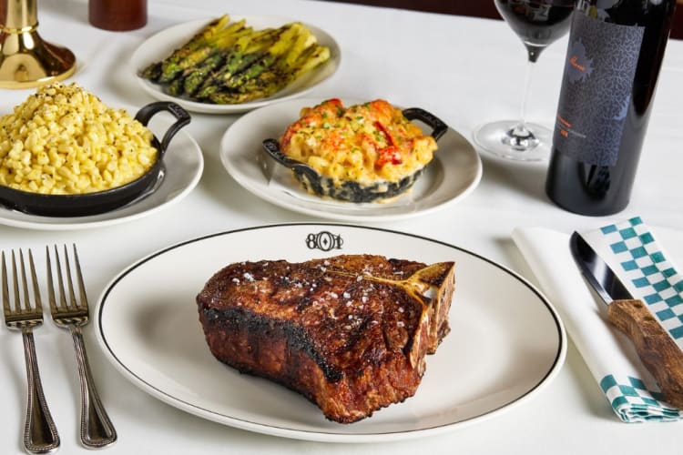 801 Chophouse is a favorite Des Moines restaurant for steak