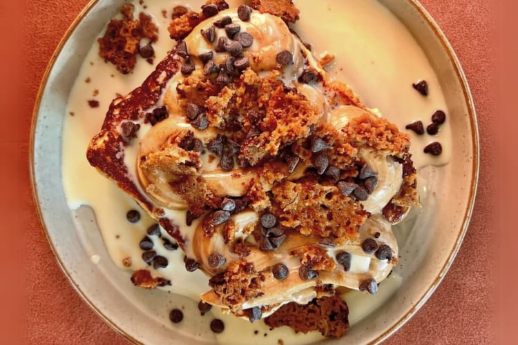 Try the cookie dough French toast at this diner in Milwaukee