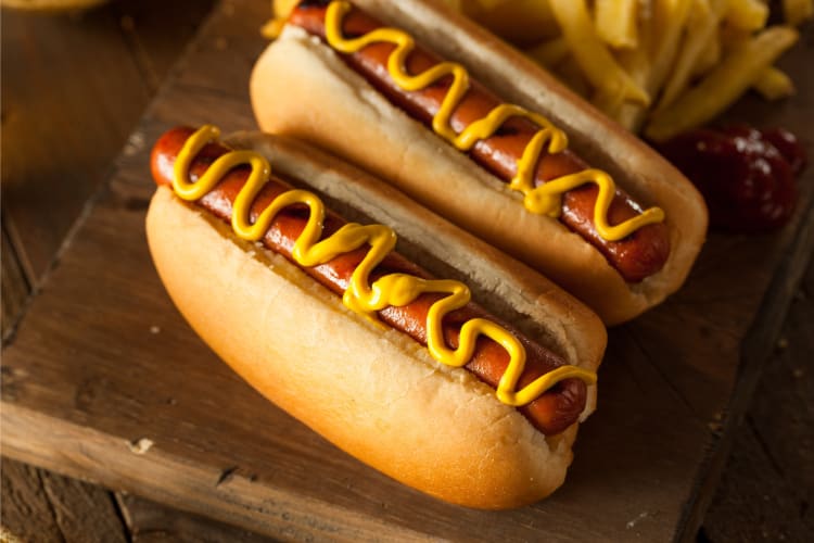 New York-style hot dogs