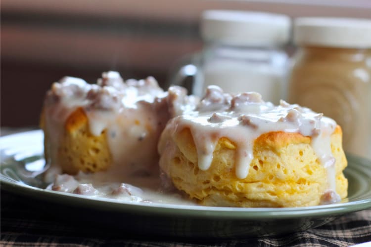 Try the biscuits and gravy at this diner in St. Louis