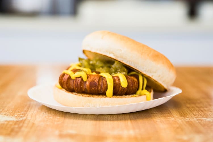 Order the signature Curly-Q dog at this St. Louis diner