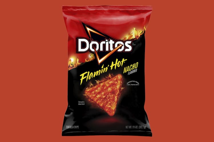 Flamin' Hot nacho is one of the Doritos flavors ranked highest