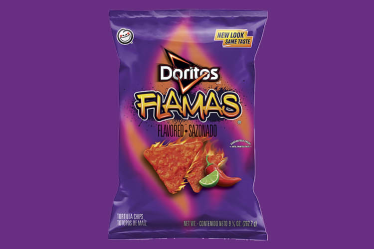 Flamas is one of the Doritos flavor ranked highest