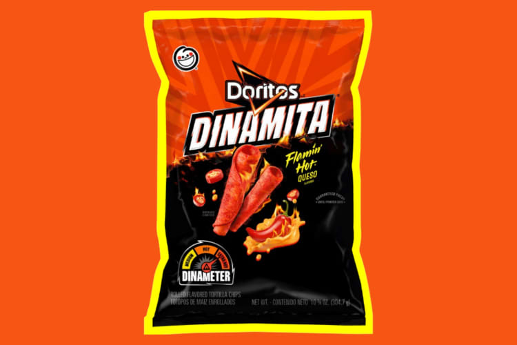 Dinamita Flamin' Hot Queso is one of the Doritos flavors ranked highest