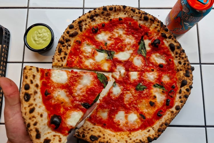 Authentic Neapolitan-style pizza from a Dublin restaurant