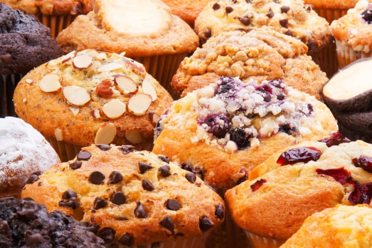 Assorted breakfast muffins