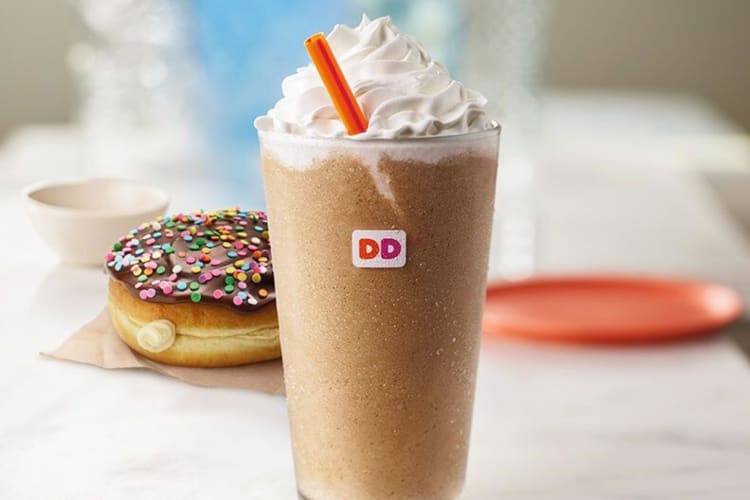 The Birthday Cake Iced Coffee is a tasty Dunkin' Donuts secret menu item