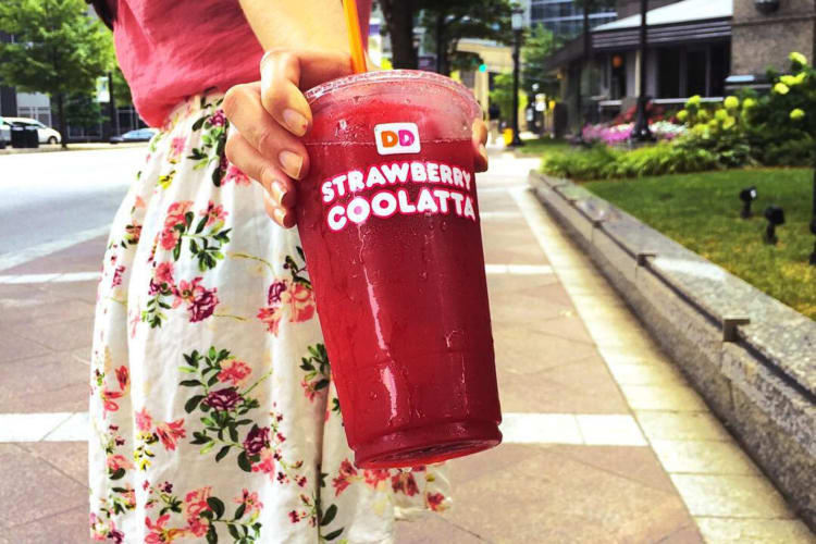 Try the Strawberry Pineapple Coolatta from the Dunkin' Donuts secret menu