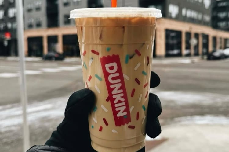 The Oreo Iced Coffee is a tasty Dunkin' Donuts secret menu item