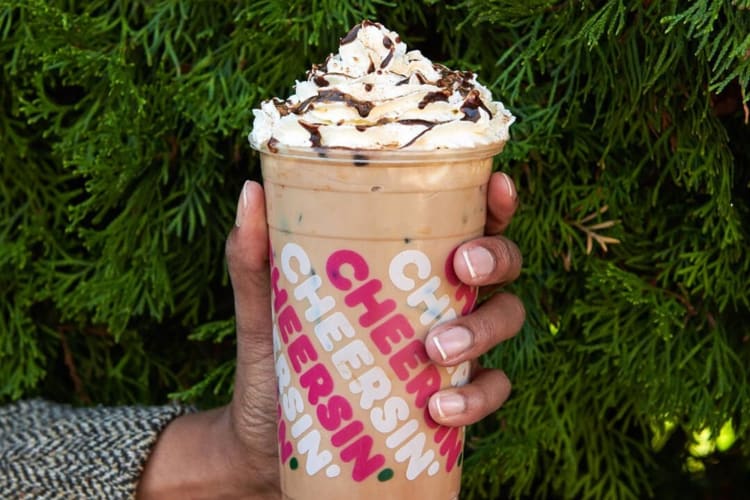 Try the Frozen Black and White from the Dunkin' Donuts secret menu