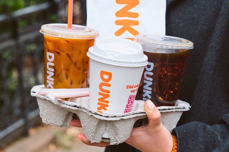 Dunkin’ coffees