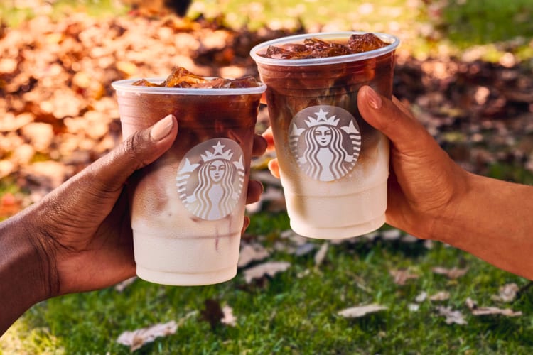Menu item from Dunkin’ vs. Starbucks comparison
