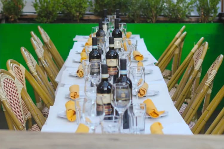 Marcellino Pizza Bar Ristorante offers a private event space in NYC