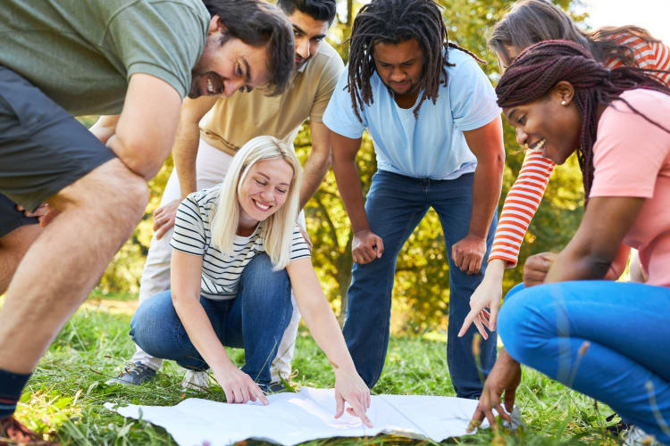 A scavenger hunt is a fun fall activity