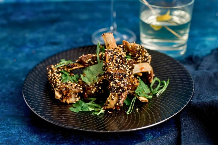 Try the crispy lamb ribs at this facy restaurant in Boston